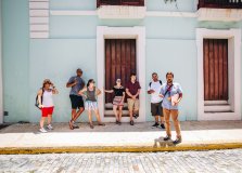 a group of people posing for a picture