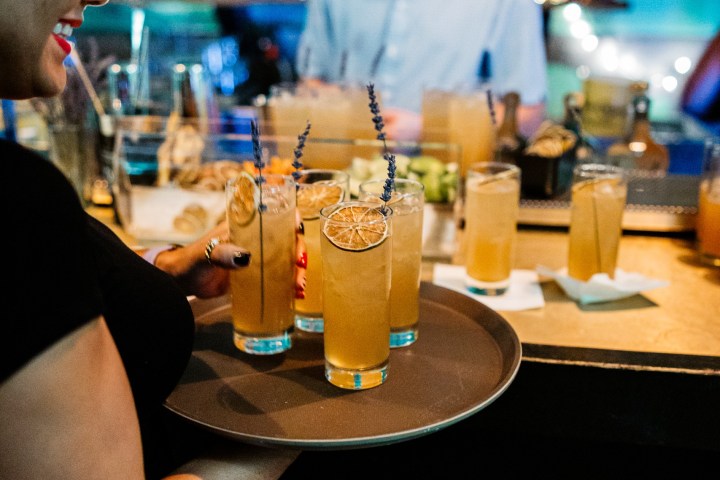 a man sitting at a table